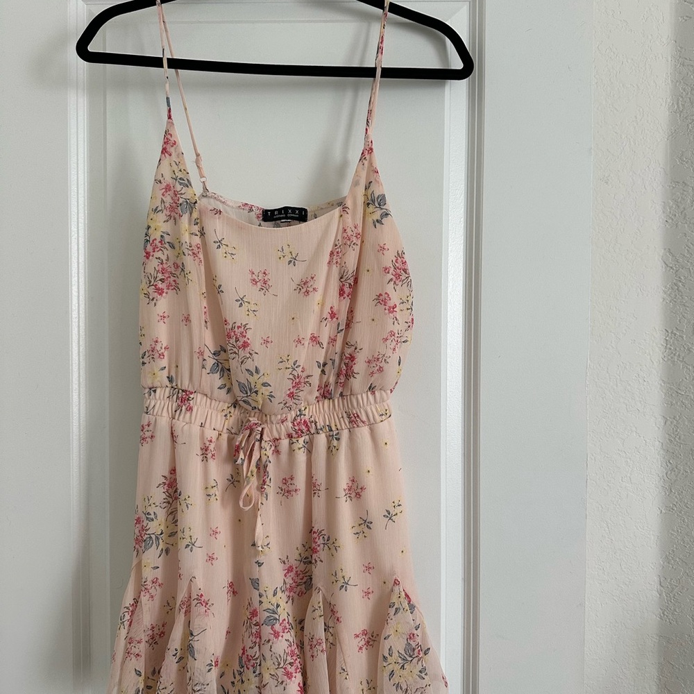 Floral Spaghetti Strap Romper